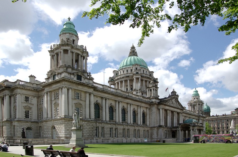 Ratusz Belfast City Hall architektura wiktoriańska centrum