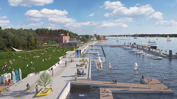 Kiellinie promenada Kilonia Bałtyk