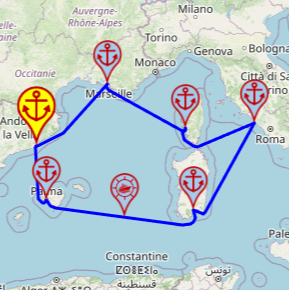 Rejs po Zachodnim Morzu Śródziemnym z/do Barcelony, 7 nocy – AIDAcosma 25.09 – 02.10