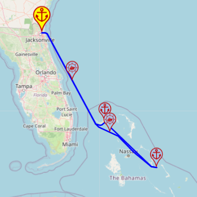 Rejs po Karaibach z/do Jacksonville, 5 nocy – Carnival Elation 19.09 – 24.09