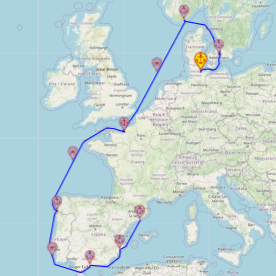 Rejs po Zachodnim Morzu Śródziemnym z Kilonii do Barcelony, 10 nocy – Costa Diadema 11.09 – 21.09