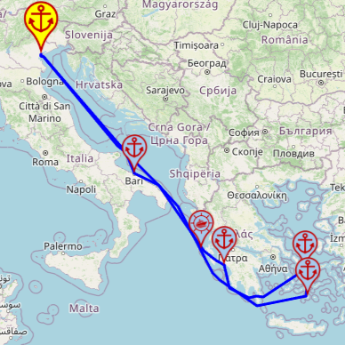 Rejs po Wschodnim Morzu Śródziemnym z/do Marghera / Wenecji, 7 nocy – Costa Deliziosa 29.08 – 05.09